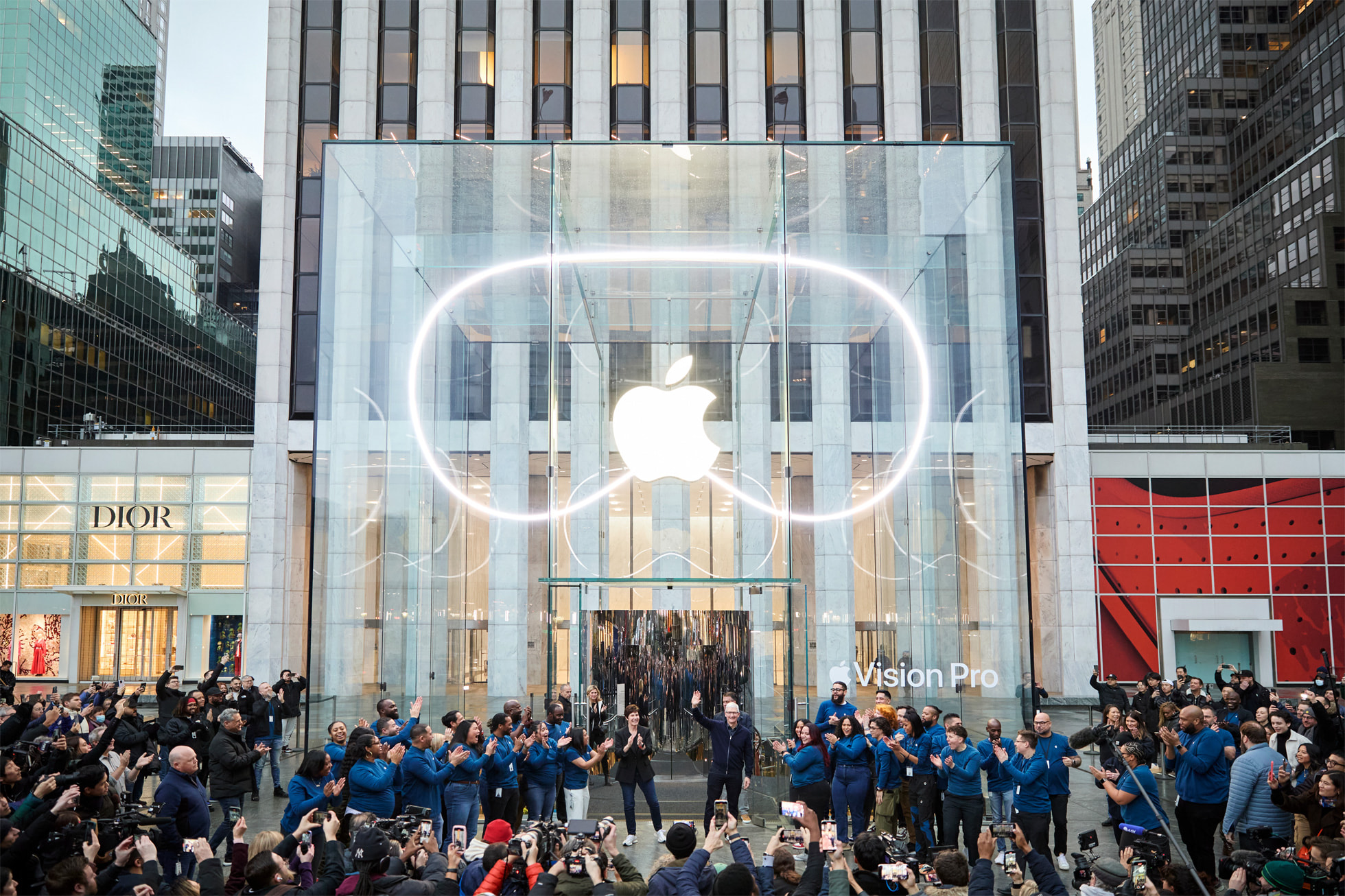 Apple's AVP release event in NYC