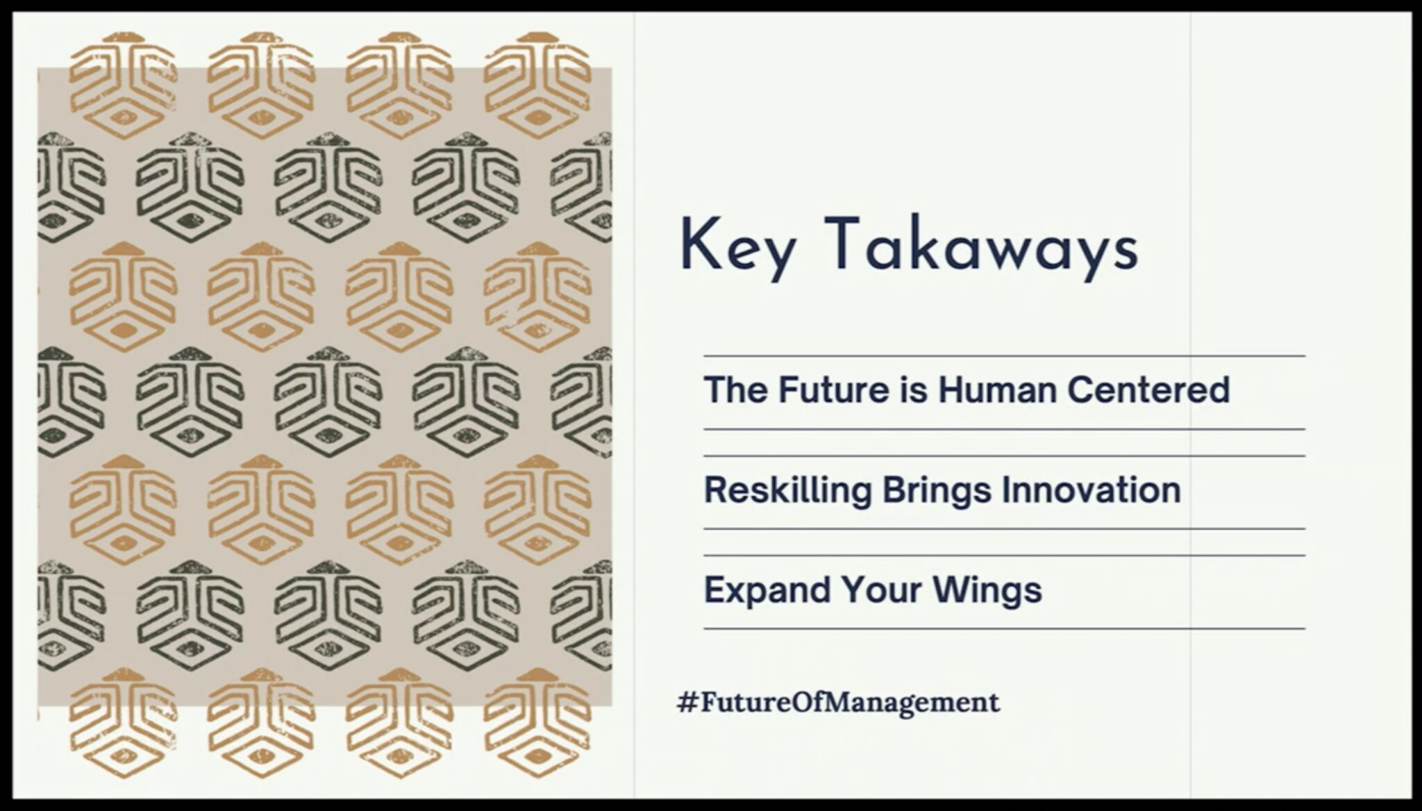 Valerie Phoenix - Key Takeaways: The future is Human Centered, Reskilling Brings Innovation, Expand Your Wings