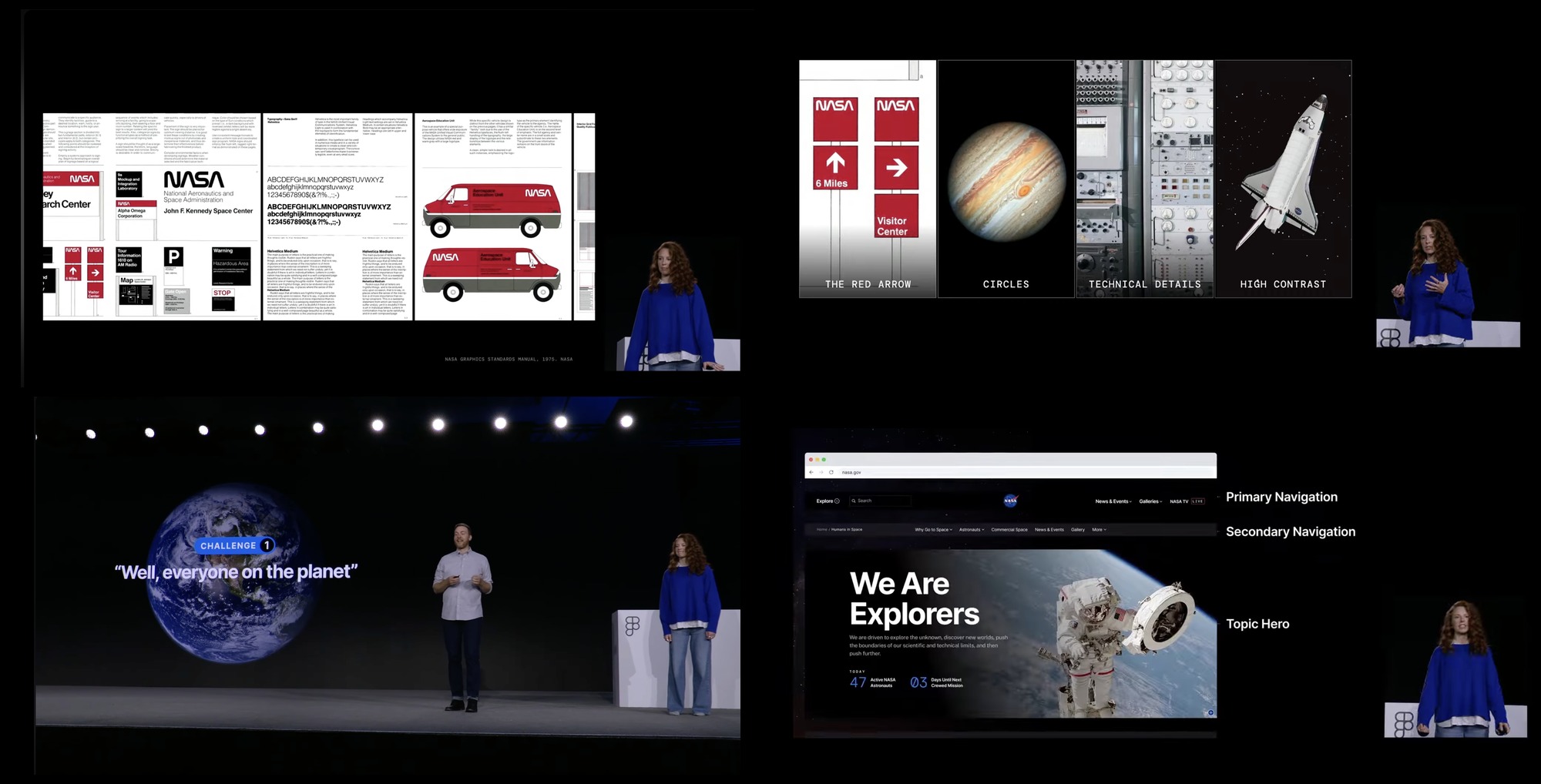 NASA project highlight slides