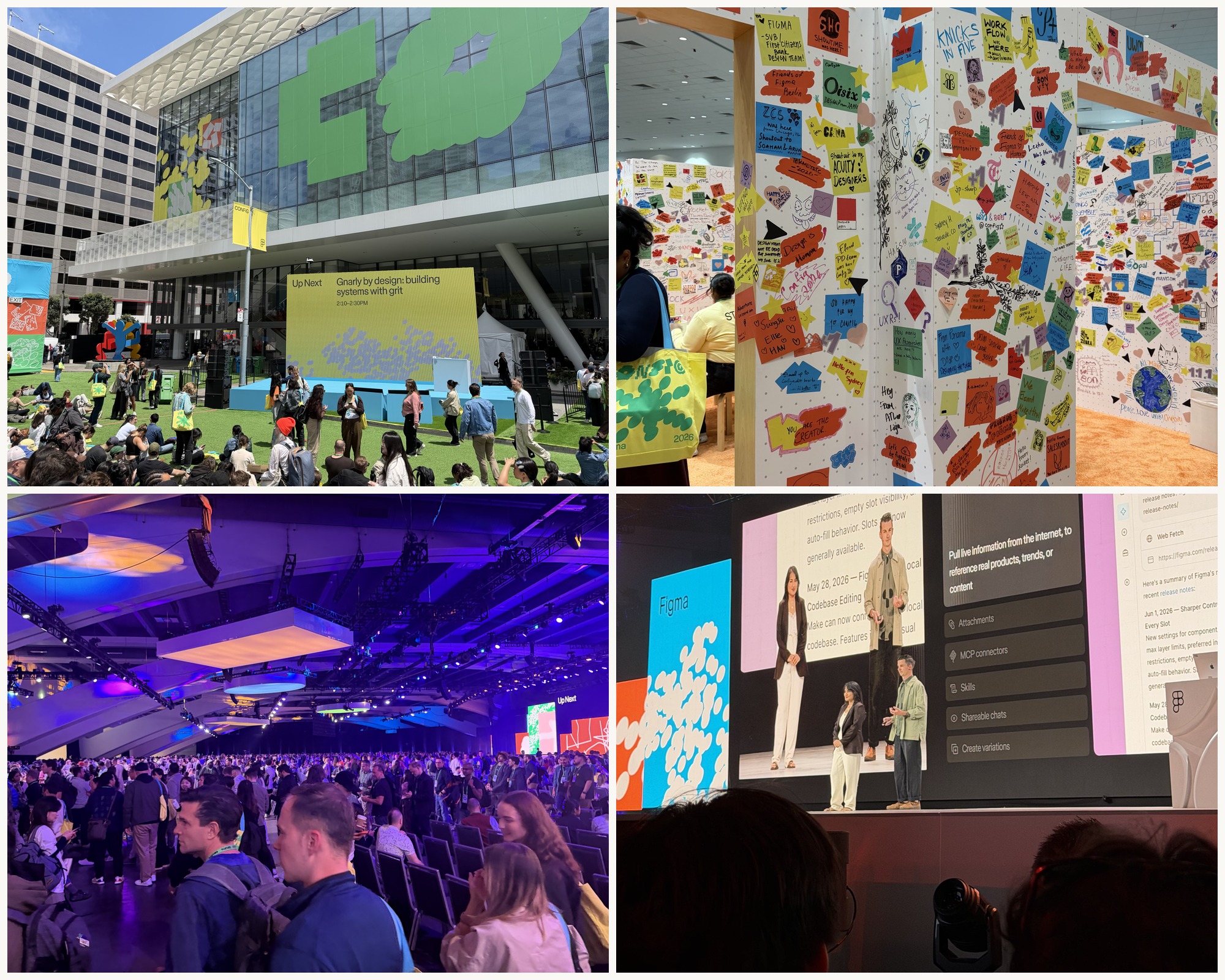 Pics of the conference center themed inside and outside of Moscone