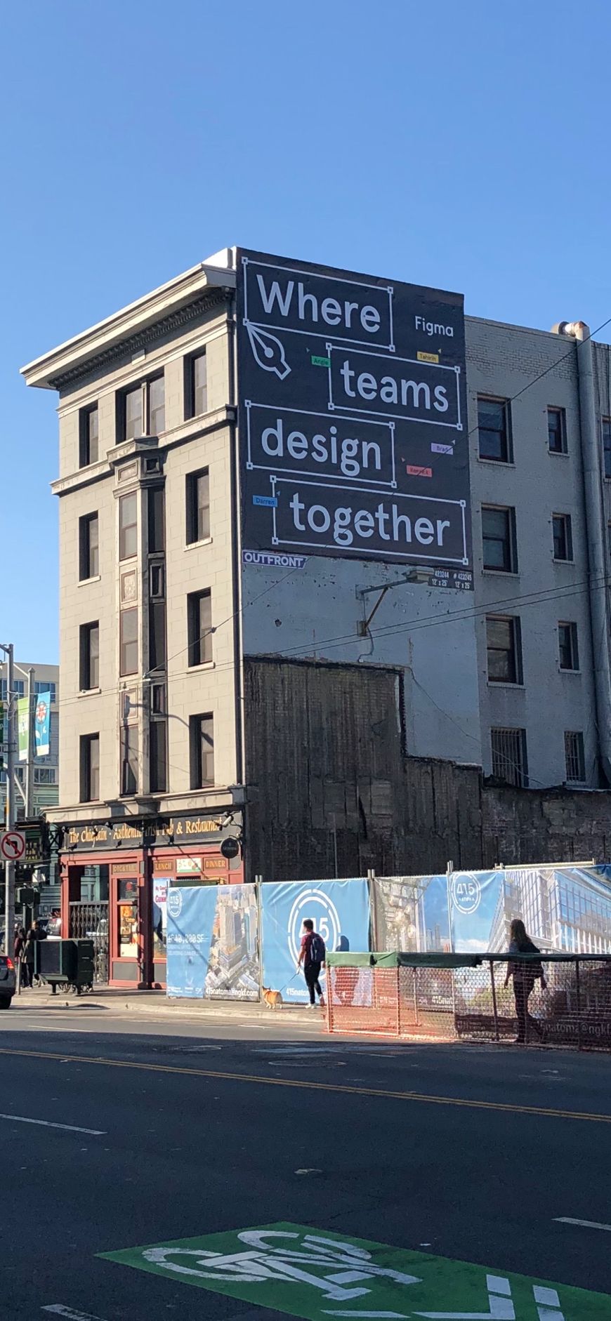 Figma's billboard in SF 2019